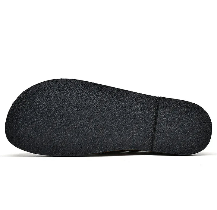 Minne | Leren loafers met gesp
