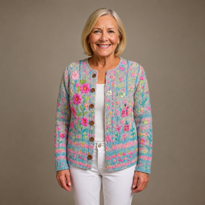Noa | Elegant vest met bloemenprint