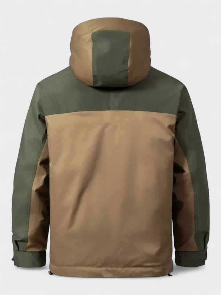 Klaas | Grijze winteranorak met capuchon