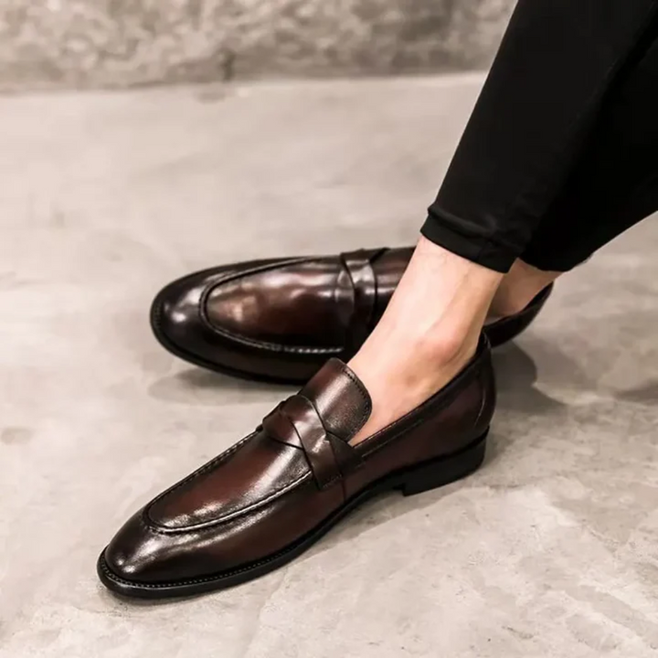 Otmar | Nette leren penny loafers