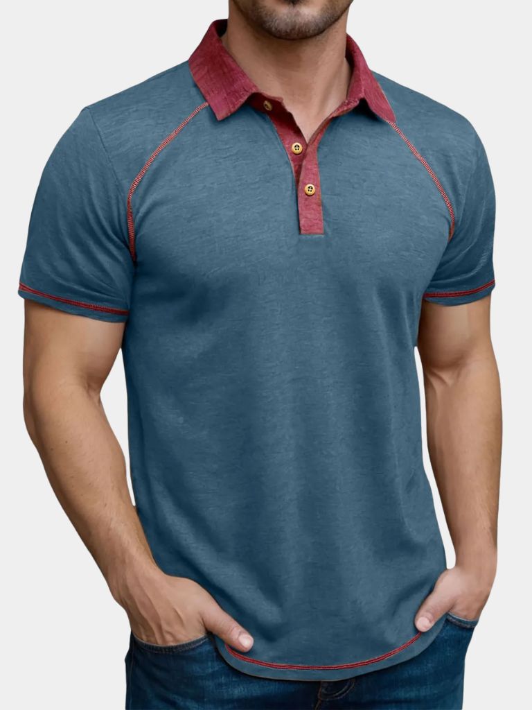 Philip | Polo met contrastbies