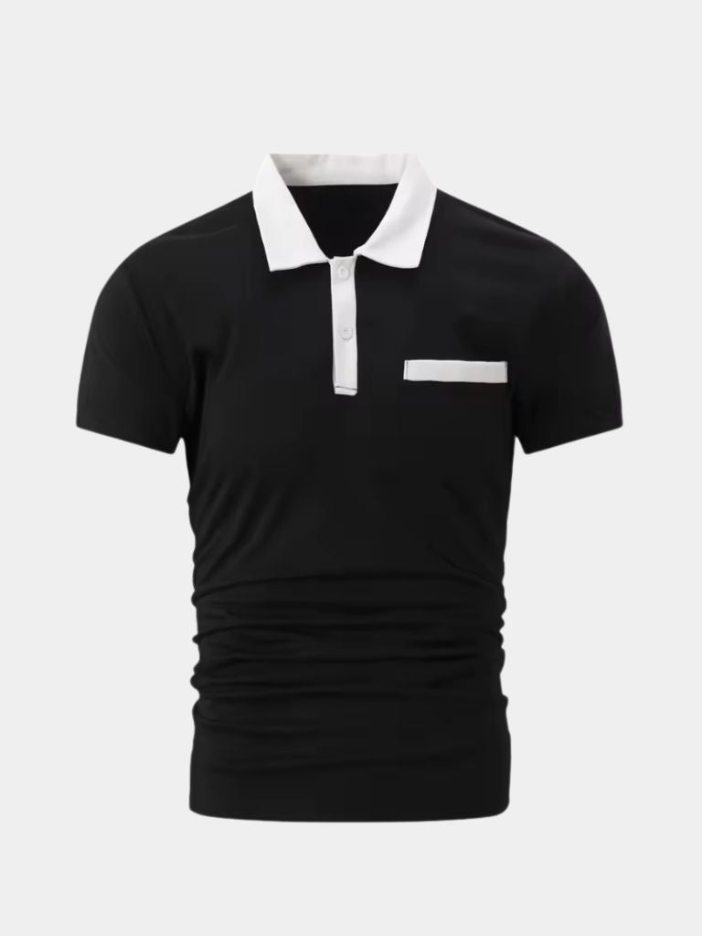 Raoul | Polo met contrastkraag