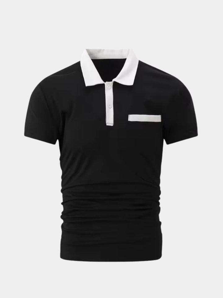 Raoul | Polo met contrastkraag
