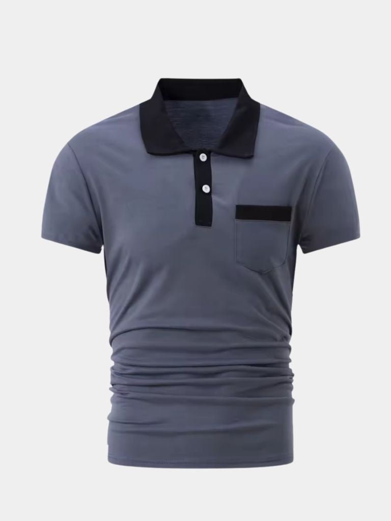 Raoul | Polo met contrastkraag