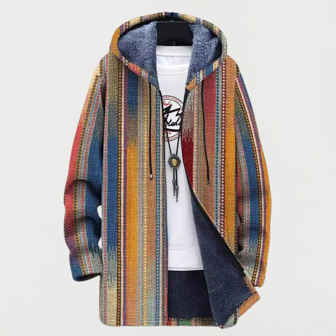 Renske | Hoodie met verticale strepen