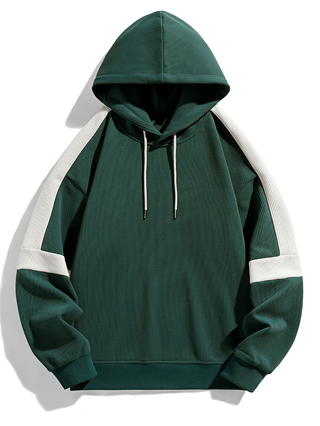 Rijk | Hoodie met kleurvlakken en wafelstructuur