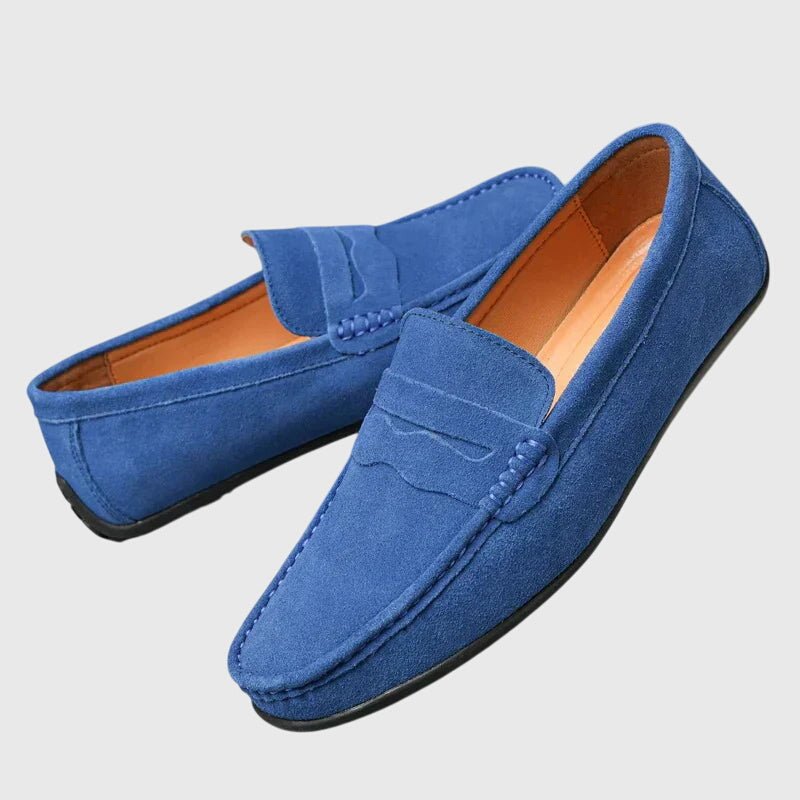 Tialda | Bordeauxrode mocassin met siernaden