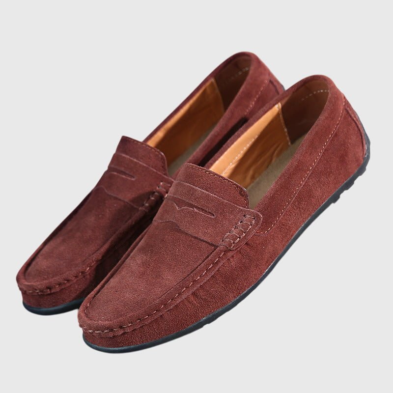 Tialda | Bordeauxrode mocassin met siernaden