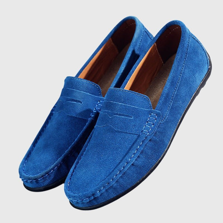 Tialda | Bordeauxrode mocassin met siernaden