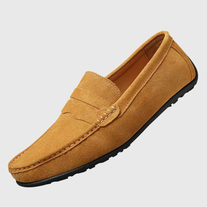 Tialda | Bordeauxrode mocassin met siernaden