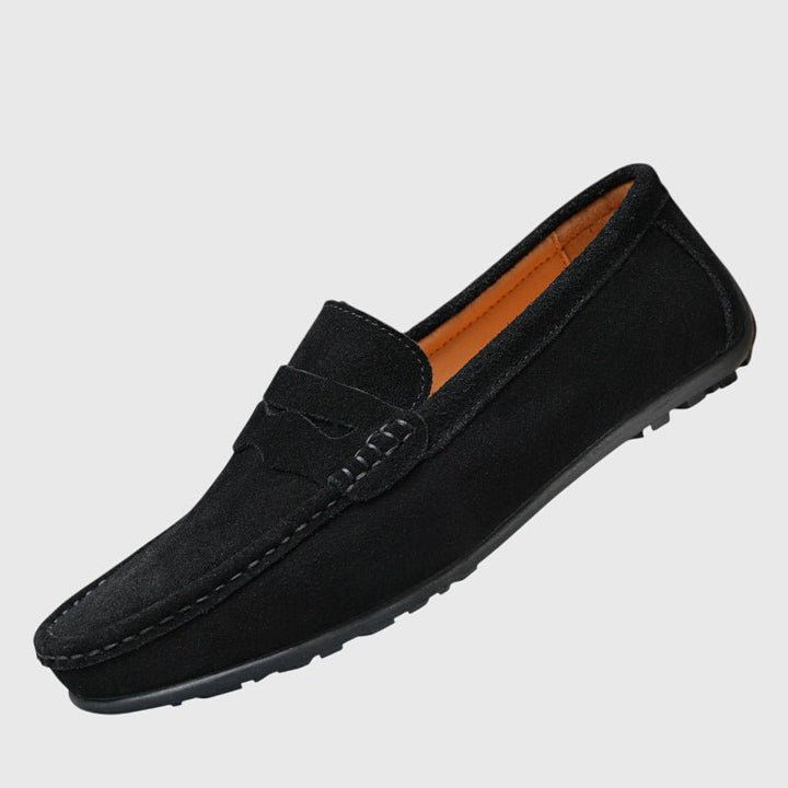 Tialda | Bordeauxrode mocassin met siernaden