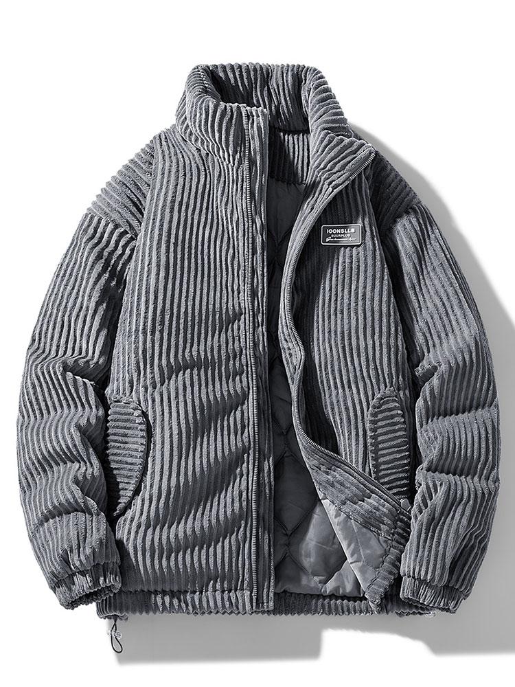 Rutger | Gewatteerde corduroy jas