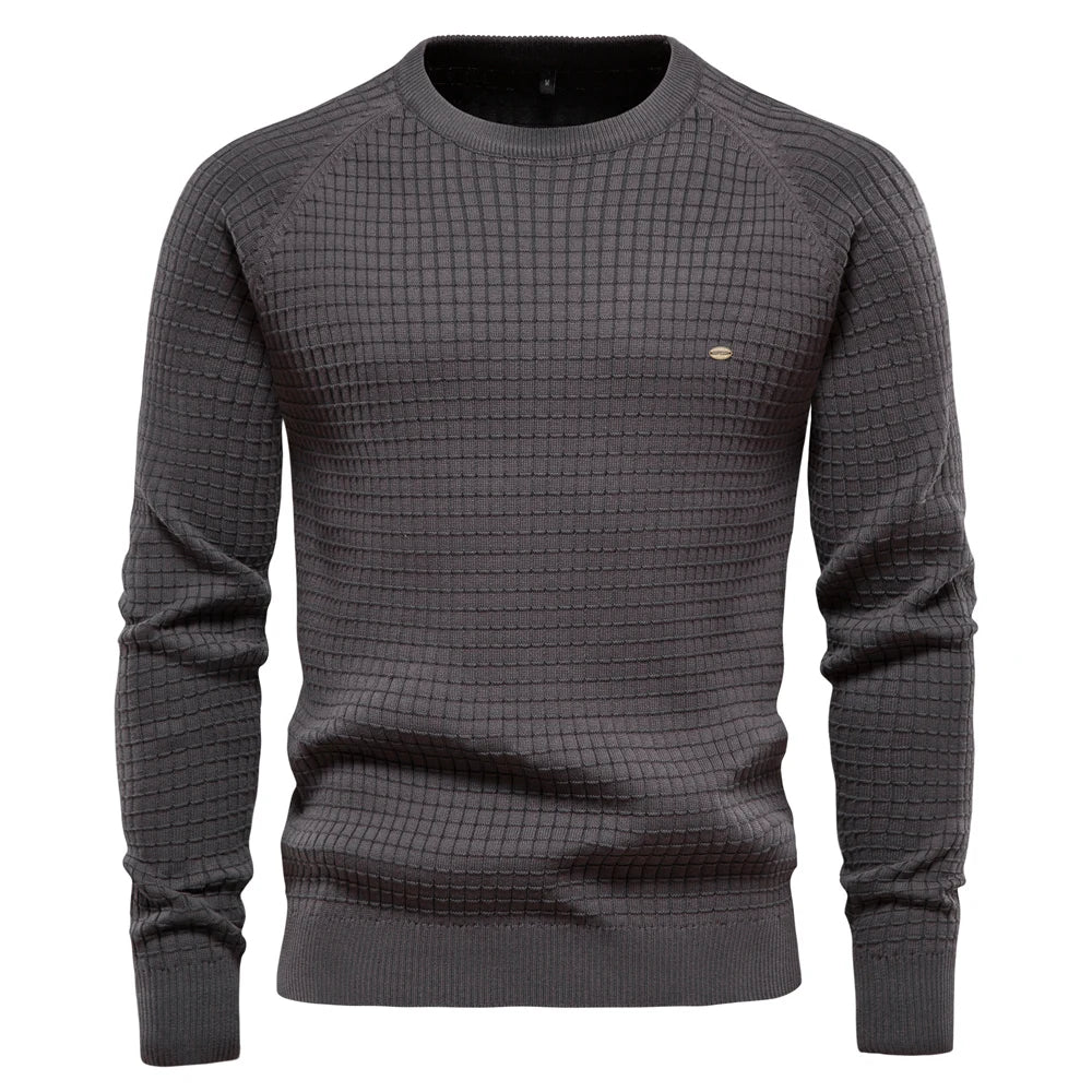 Willem | Elegante trui met ruitmotief