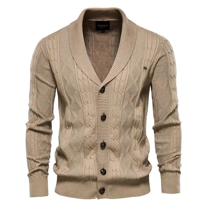 Bram | Gebreid vest met knopen