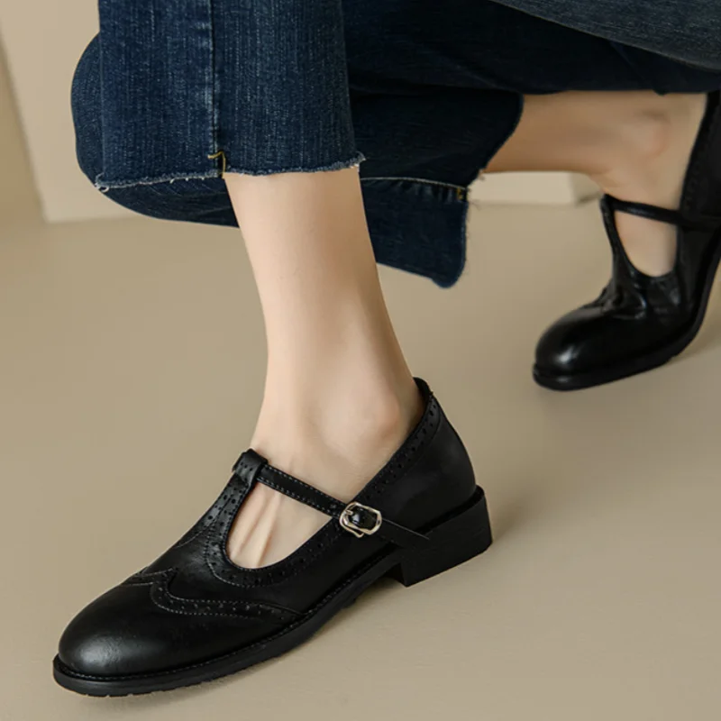 Fenna | Elegante dames T-bandschoenen
