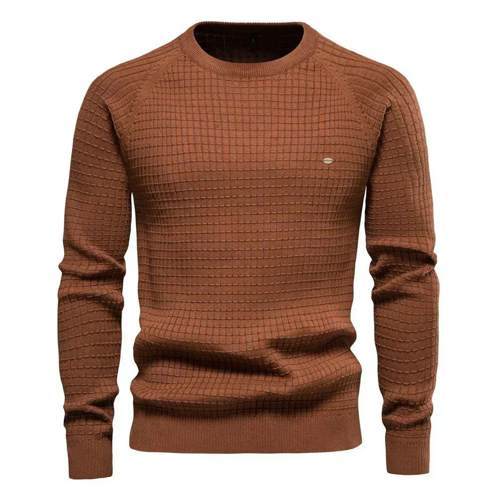 Willem | Elegante trui met ruitmotief