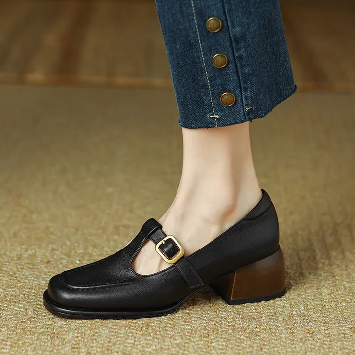 Jasmijn | T-bandschoenen in vintage stijl