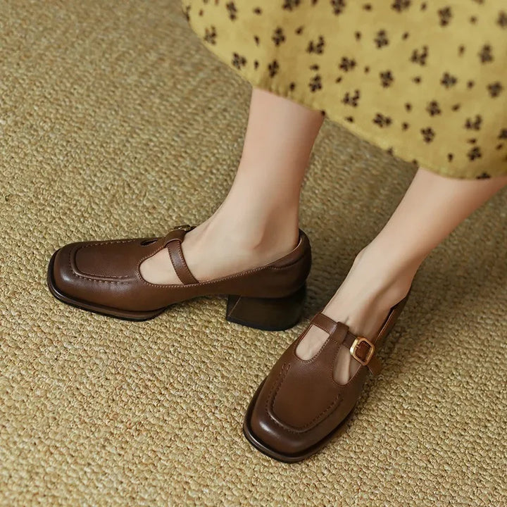 Jasmijn | T-bandschoenen in vintage stijl