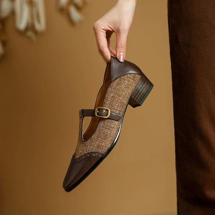 Bregje | Vintage schoenen met gesp