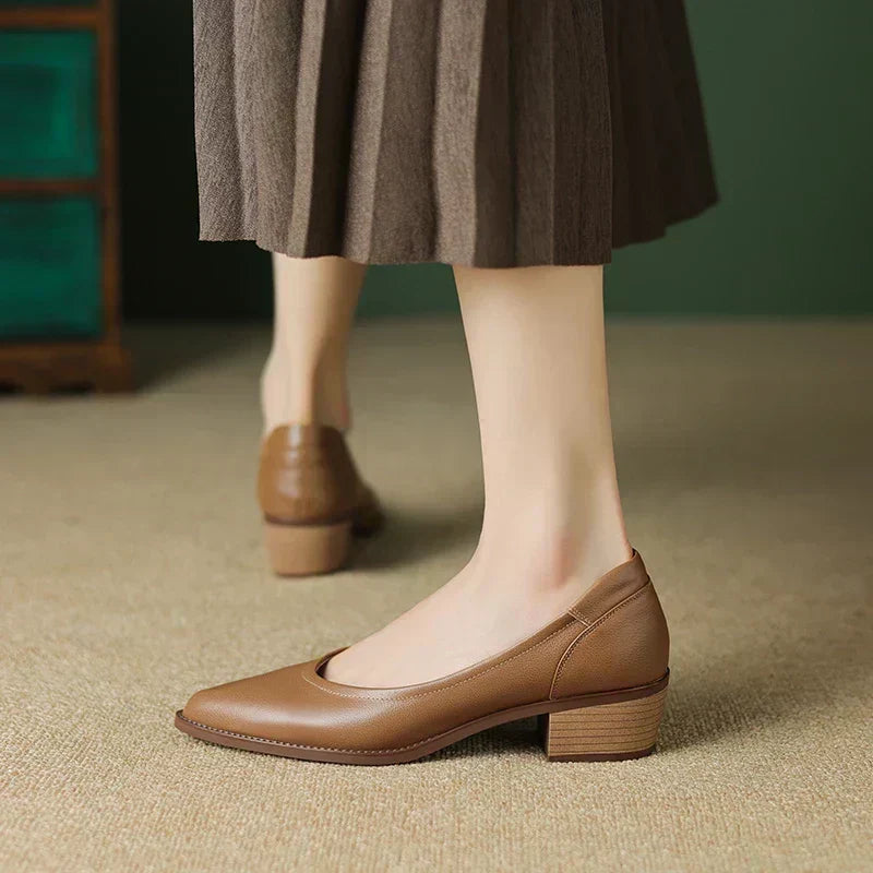 Noor | Schoenen met halfhoge hak