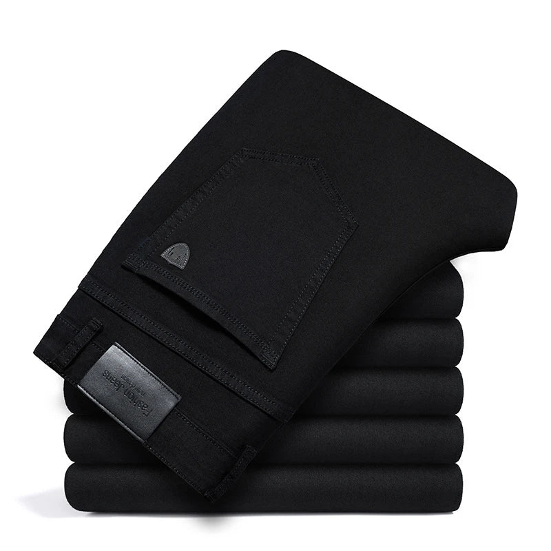 Wim | Klassieke jeans met rechte pijpen en stretch