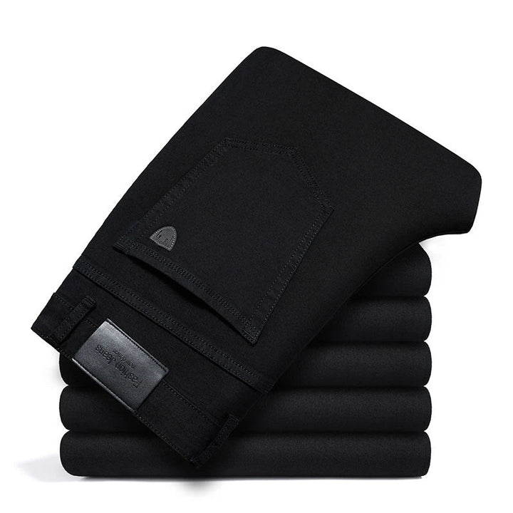 Wim | Klassieke jeans met rechte pijpen en stretch