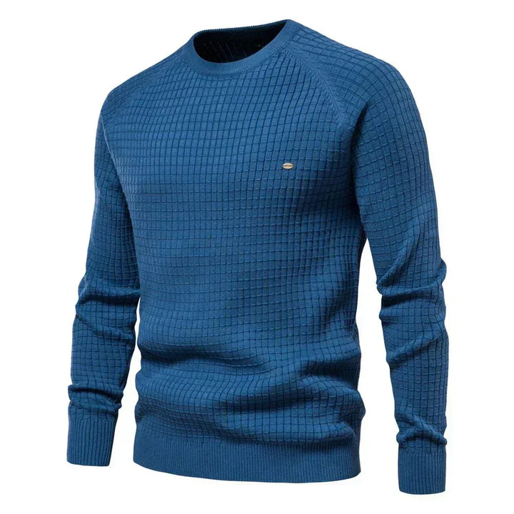 Willem | Elegante trui met ruitmotief