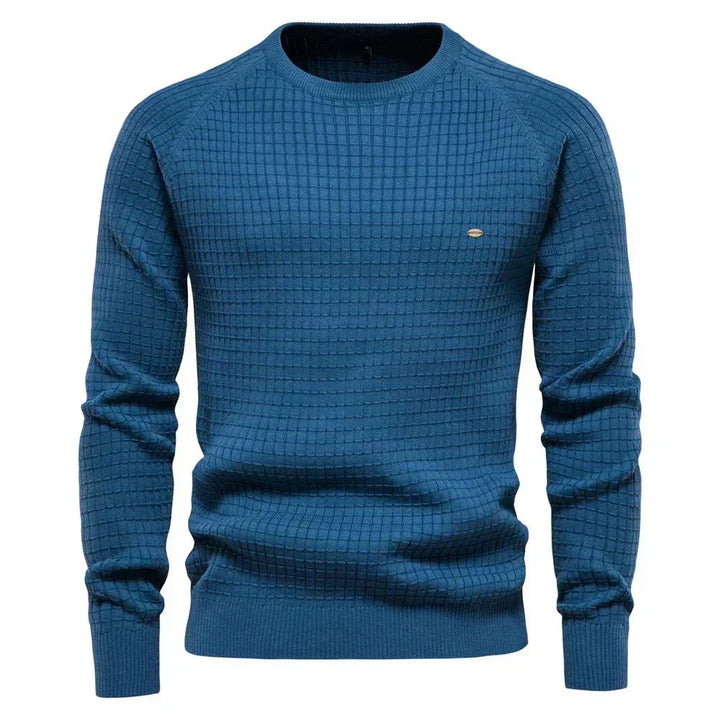 Willem | Elegante trui met ruitmotief