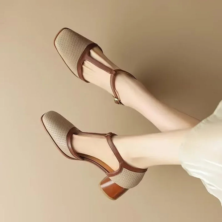 Lieke | Elegante damesschoenen met halfhoge hak