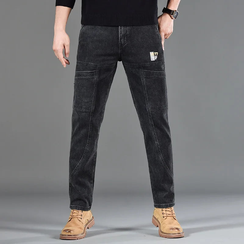 Jip | Stevige utility-jeans met verstevigde panelen