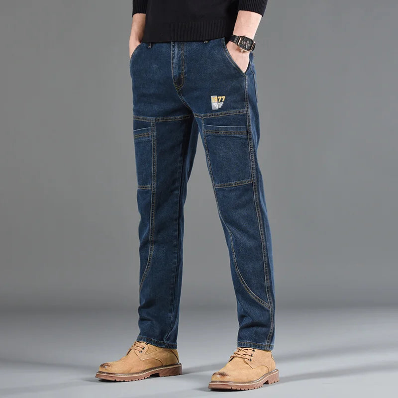 Jip | Stevige utility-jeans met verstevigde panelen