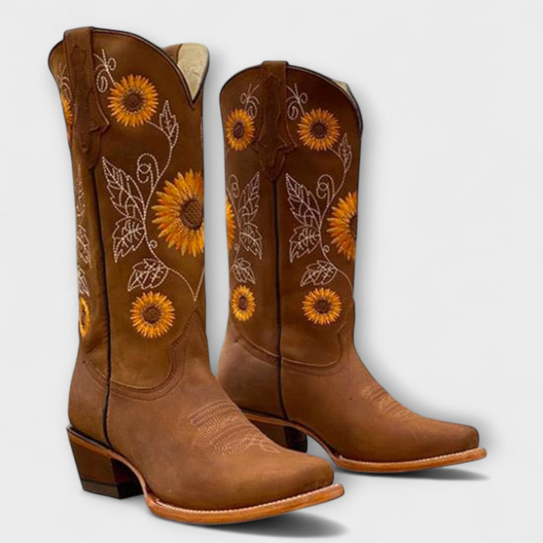 Emma | Western suède cowboylaarzen