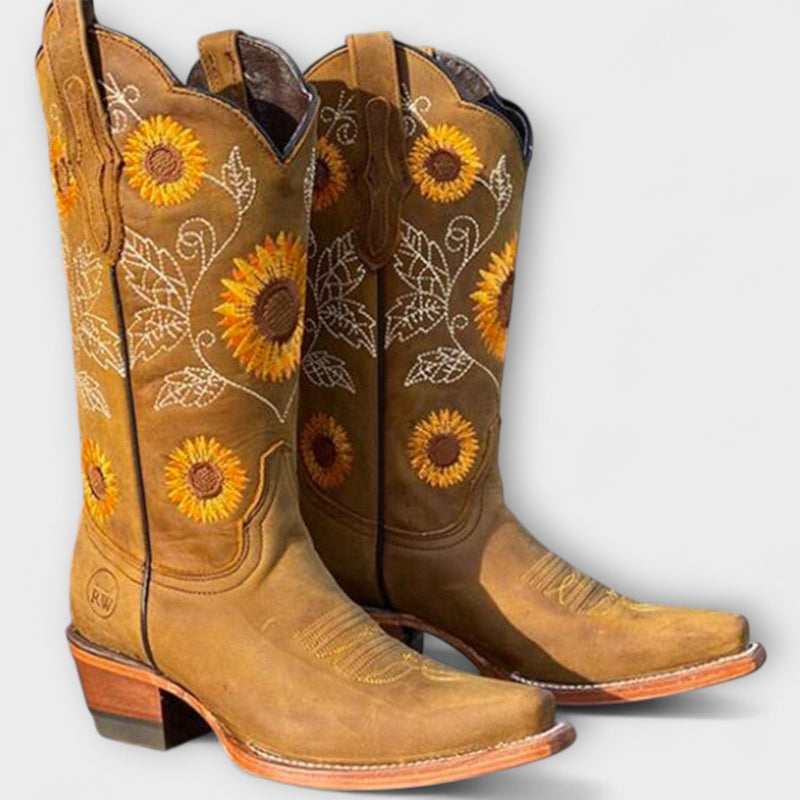 Emma | Western suède cowboylaarzen