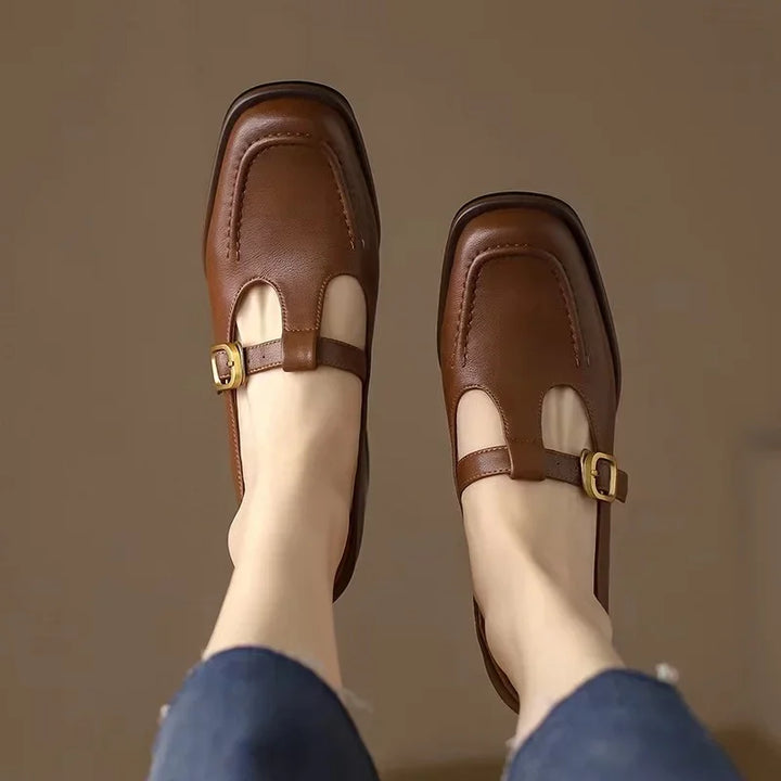 Jasmijn | T-bandschoenen in vintage stijl