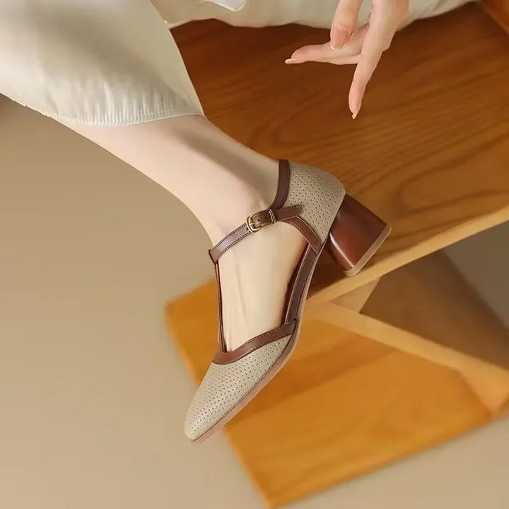 Lieke | Elegante damesschoenen met halfhoge hak