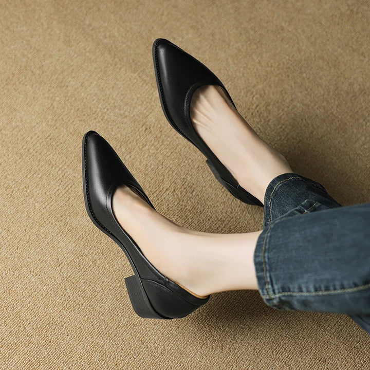 Noor | Schoenen met halfhoge hak