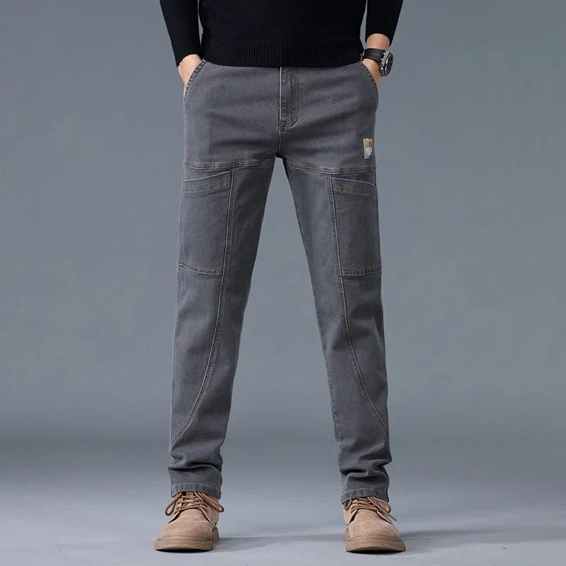 Jip | Stevige utility-jeans met verstevigde panelen