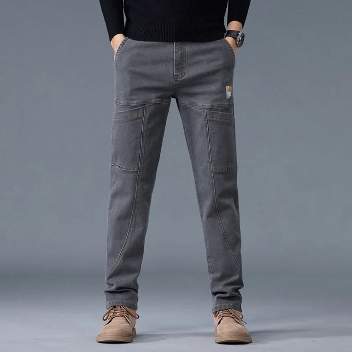 Jip | Stevige utility-jeans met verstevigde panelen
