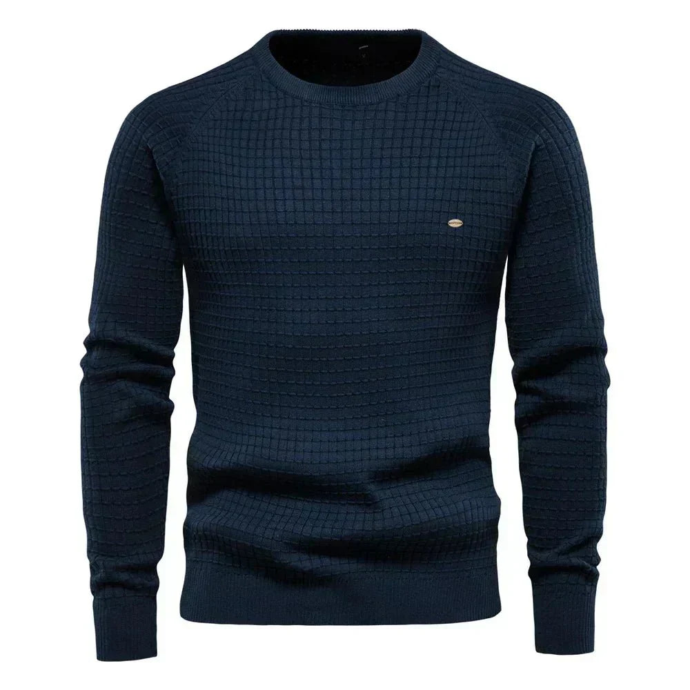 Willem | Elegante trui met ruitmotief
