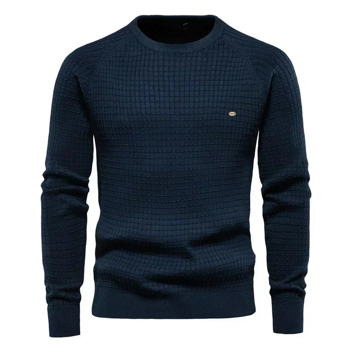 Willem | Elegante trui met ruitmotief