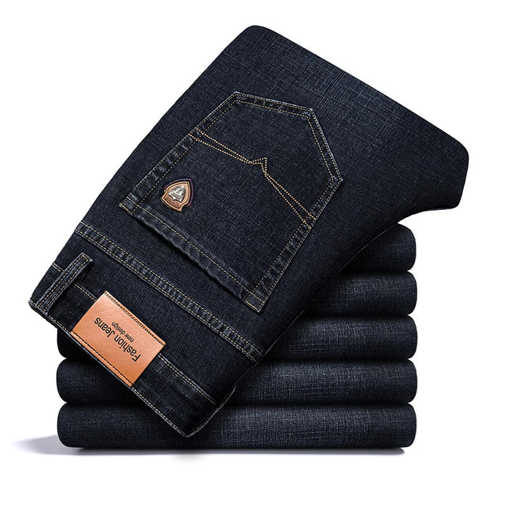 Wim | Klassieke jeans met rechte pijpen en stretch