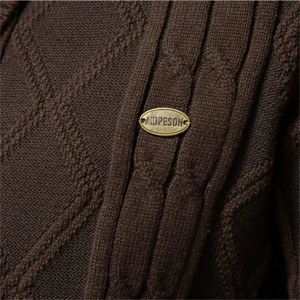 Bram | Gebreid vest met knopen