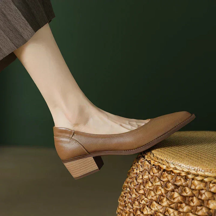 Noor | Schoenen met halfhoge hak