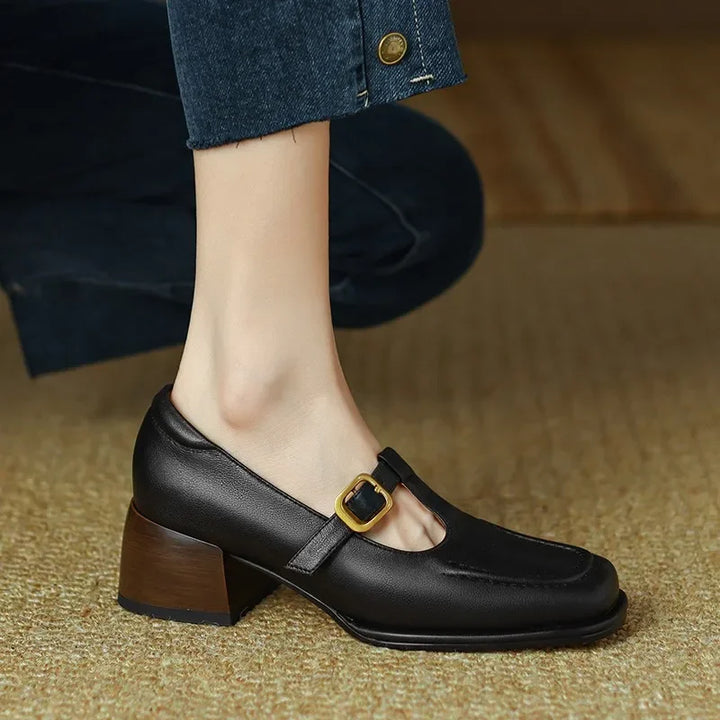 Jasmijn | T-bandschoenen in vintage stijl
