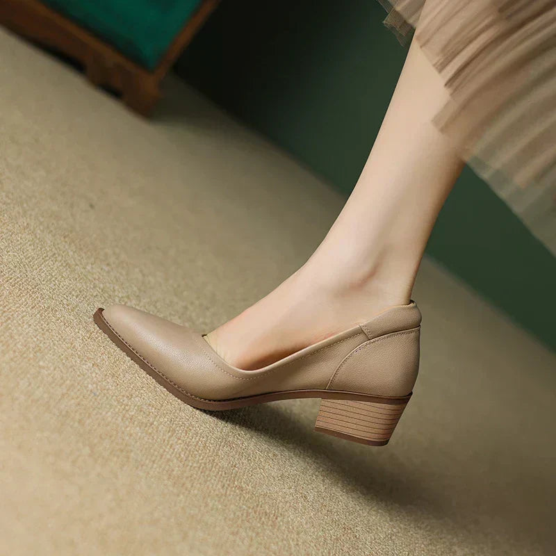 Noor | Schoenen met halfhoge hak