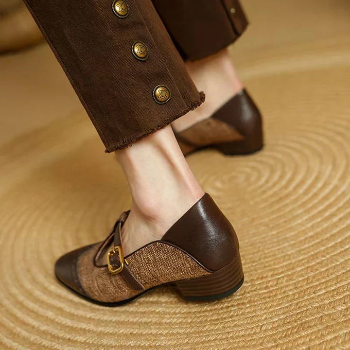 Bregje | Vintage schoenen met gesp