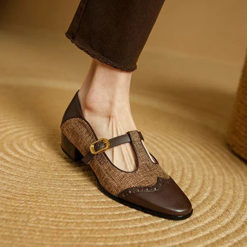 Bregje | Vintage schoenen met gesp