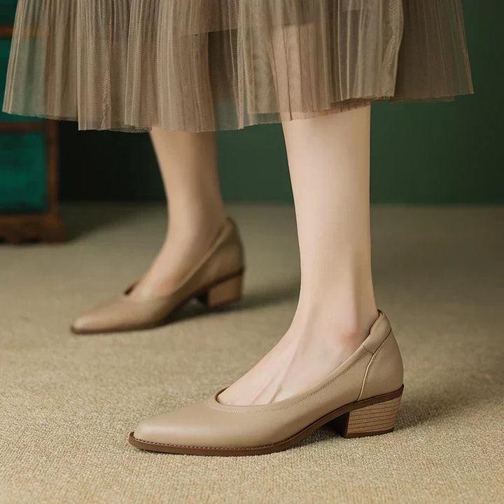 Noor | Schoenen met halfhoge hak