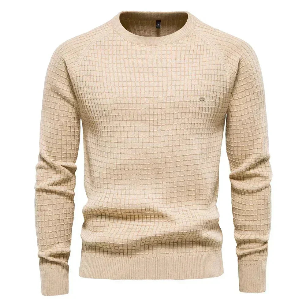 Willem | Elegante trui met ruitmotief