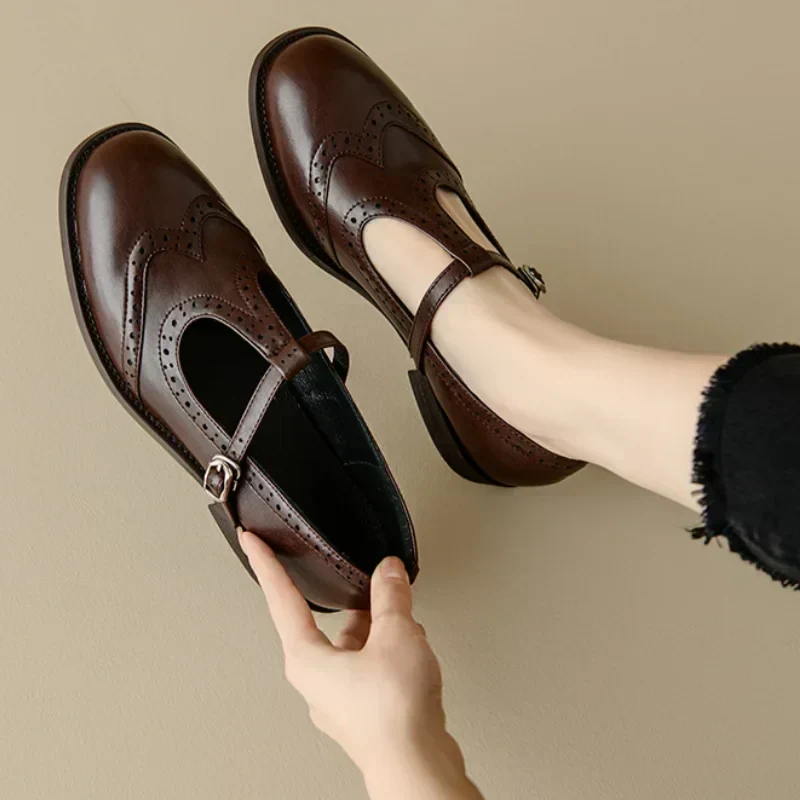 Fenna | Elegante dames T-bandschoenen